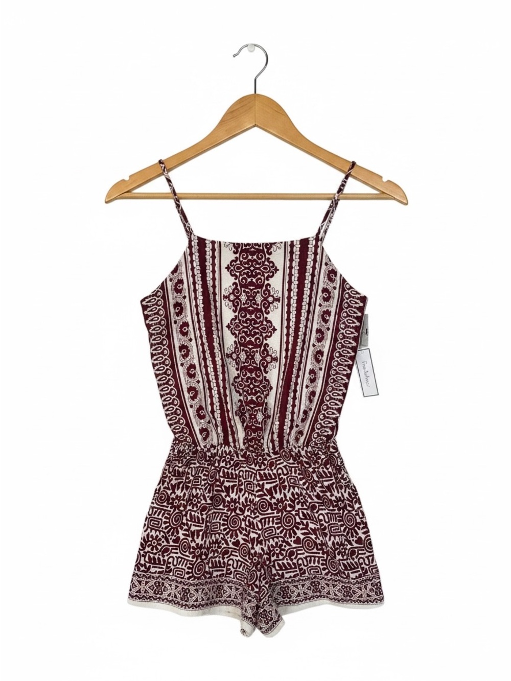 premier amour wine presley print romper
